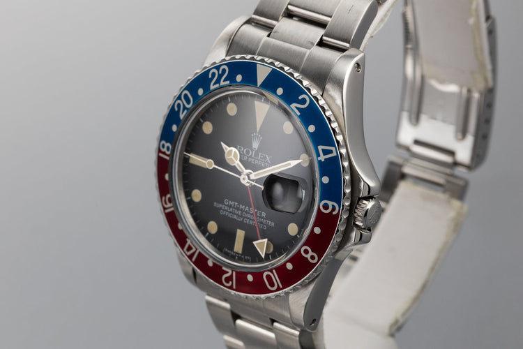 1982 Rolex GMT-Master 16750 Matte Dial "Pepsi" with Box and Papers