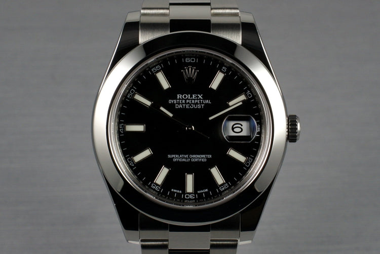 2013 Rolex DateJust 116300 with Box and Papers