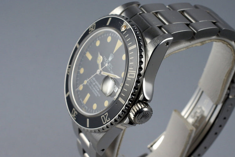 1983 Rolex Submariner 16800 with RSC Papers