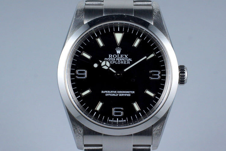 2001 Rolex Explorer 114270 with Box and Papers