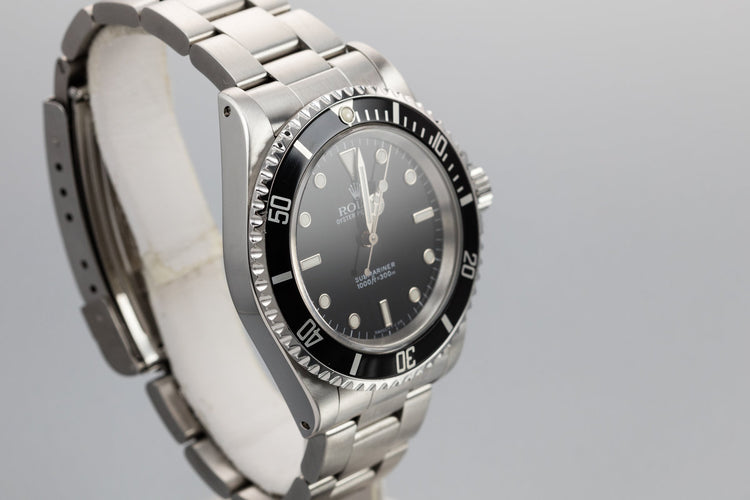 1990 Rolex Submariner 14060 with Box and Papers