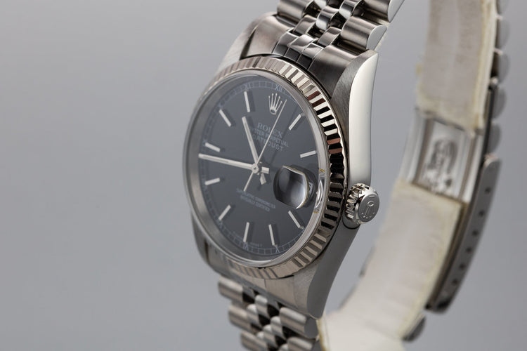 1997 Rolex DateJust 16234 Black Dial