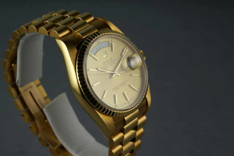 President 18238 Unpolished with an awesome rich rosy case patina