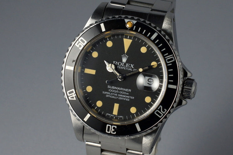 1981 Rolex Submariner 16800