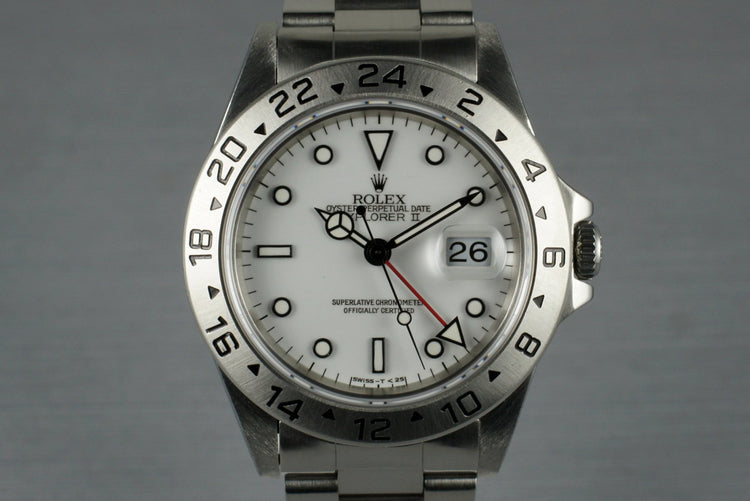 1995 Rolex Explorer II 16570 with Papers