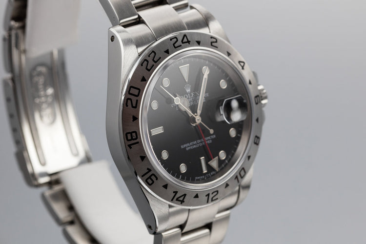 1995 Rolex Explorer II 16570 Black Dial
