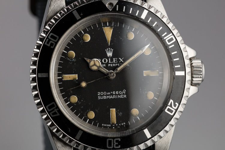 1967 Rolex Submariner 5513 with Meters First Dial