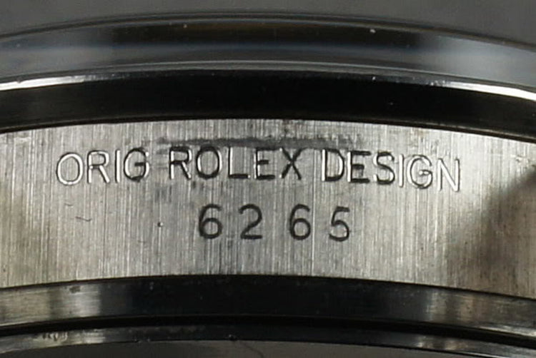 1986 Rolex Daytona 6265 Silver Big Red Daytona with Box and Papers