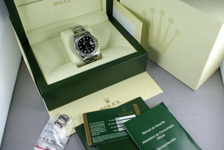 Rolex Explorer II 16570 with Box and Papers