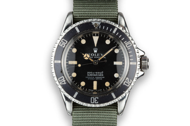 1967 Rolex Submariner 5512 with Meters First Dial