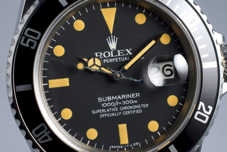 1981 Rolex Submariner 16800 Matte Dial UNPOLISHED