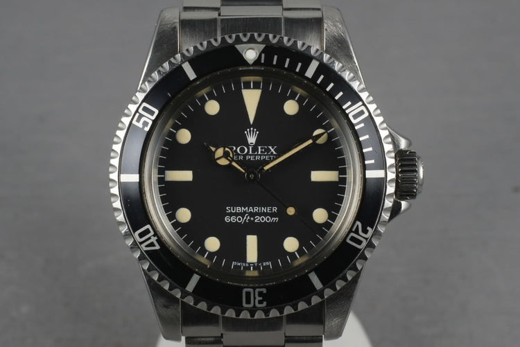 1982 Rolex Submariner 5513 with Maxi Mark 4 dial