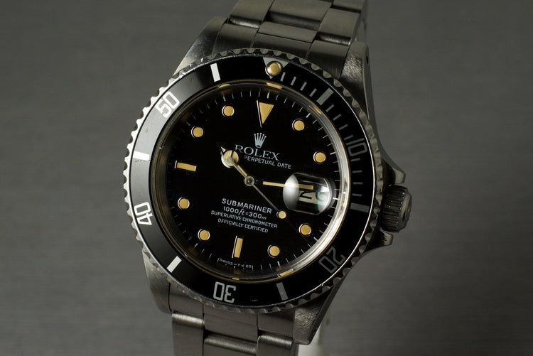 1987 Rolex Submariner 168000