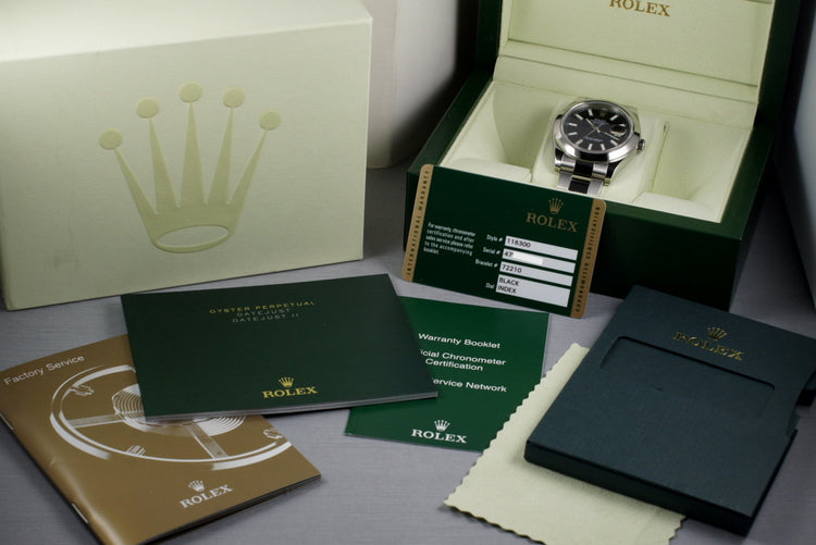 2013 Rolex DateJust 116300 with Box and Papers