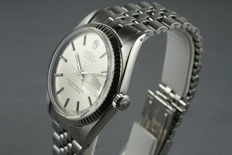 1972 Rolex DateJust 1601 Silver Sigma Dial