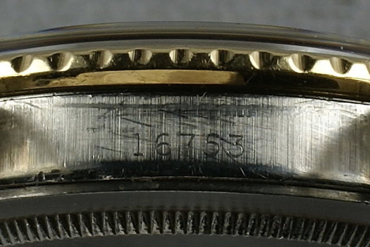 Rolex GMT Two Tone 16753 with root beer tropical nipple dial