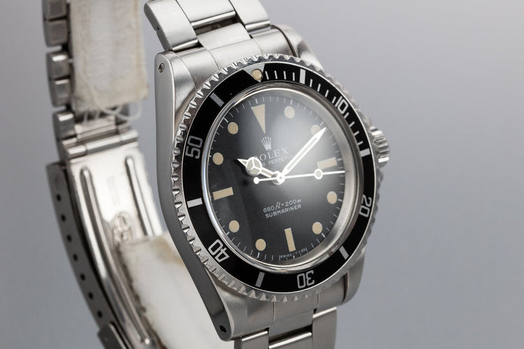 1968 Rolex Submariner 5513 Serif Dial
