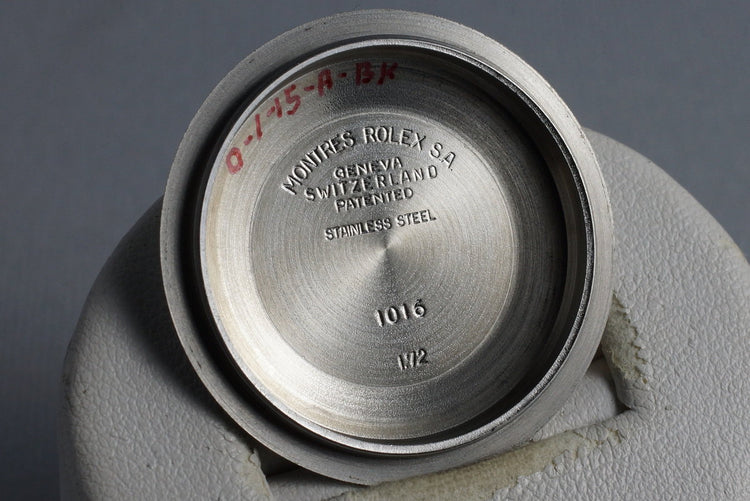 1972 Rolex Explorer 1 1016 with Service Papers