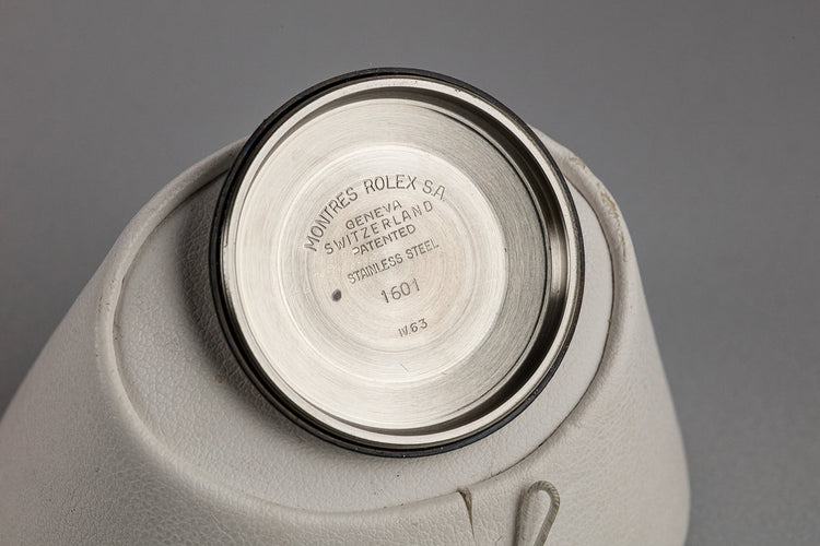 1963 Rolex DateJust 1601 SWISS Only Silver Dial with Papers