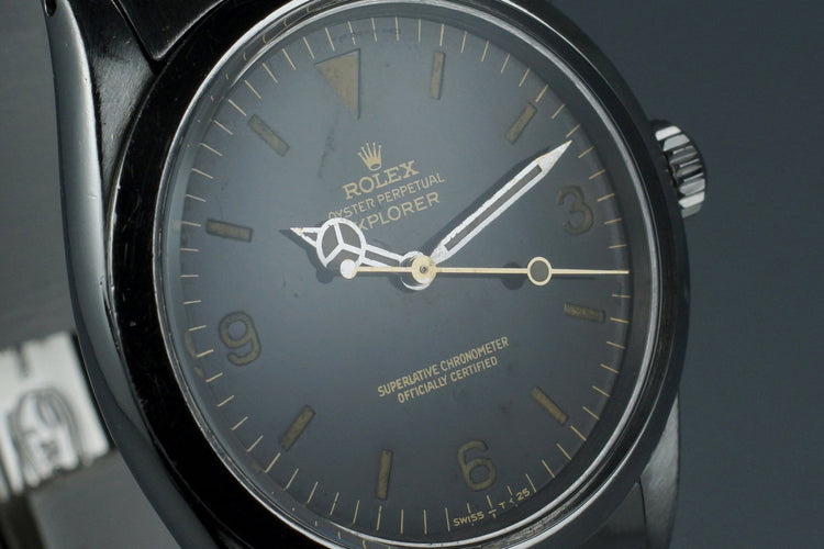 1964 Rolex Explorer 1 1016 with Tropical Gilt Dial