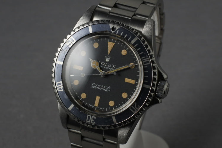 1967 Rolex Submariner 5513 with Creamy/Orange Meters First Dial