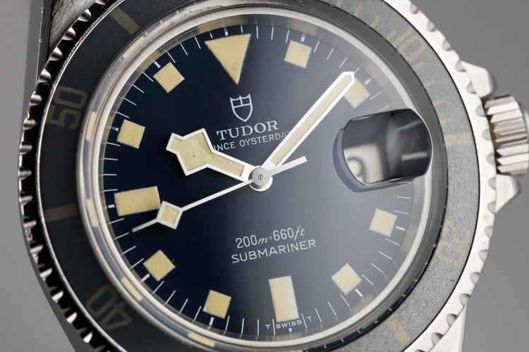 1976 Tudor Snowflake Submariner 9411/0 Blue Dial with Service Papers