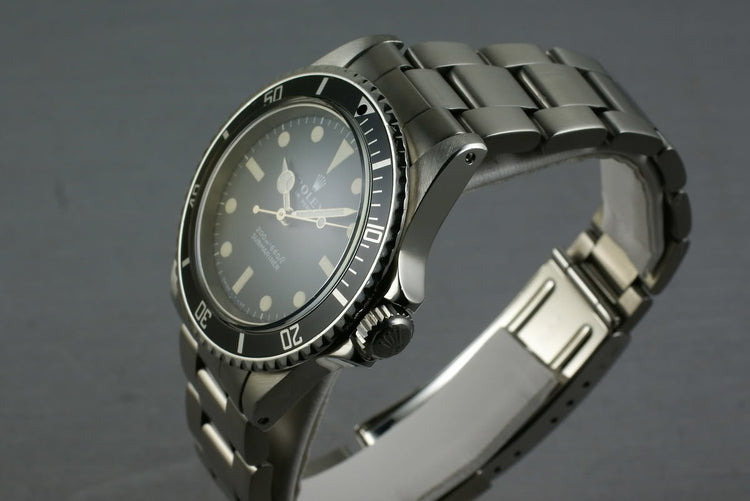 Rolex Submariner Dial 5513 Meters First with box and papers