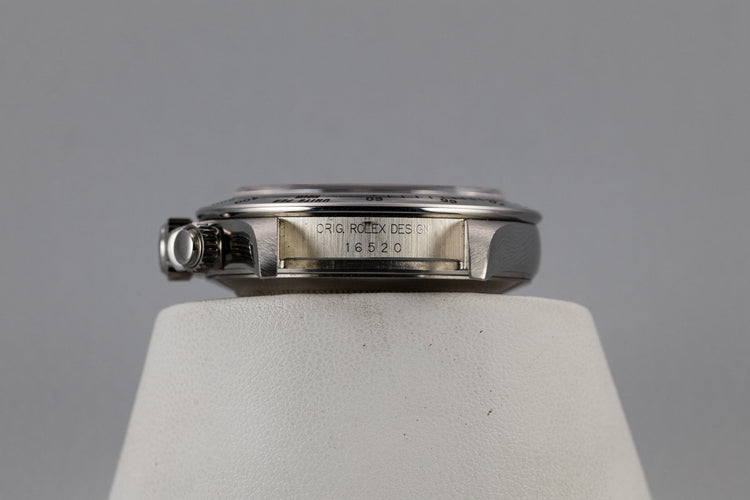 1995 Rolex Zenith Daytona 16520 Service Dial with and Box and Papers