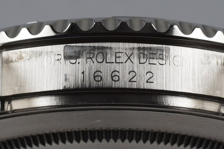 1999 Rolex Yacht-Master 16622 with Box and Papers