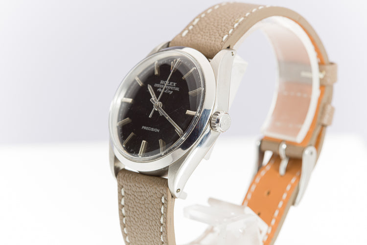 1972 Rolex Oyster Perpetual Air King Precision 5500 Glossy Black Dial