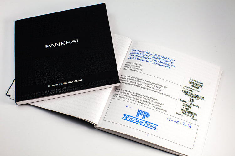 2016 Panerai PAM 233 1950 GMT 8 Days