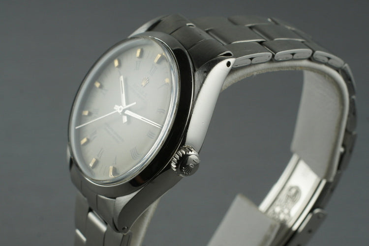 1972 Rolex Oyster Perpetual 5500 White Roman Numeral Dial with Papers