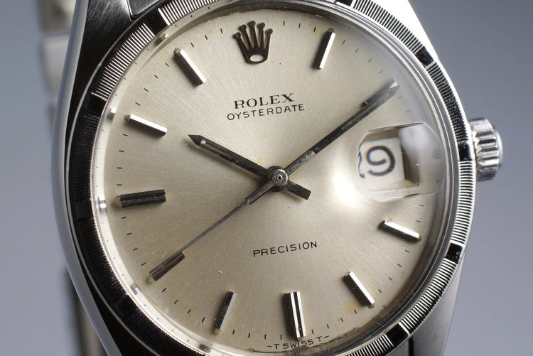 1972 Rolex OysterDate 6694 Silver Dial