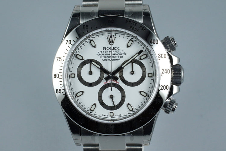2015 Rolex Daytona 116520 with Box and Papers MINT with Stickers