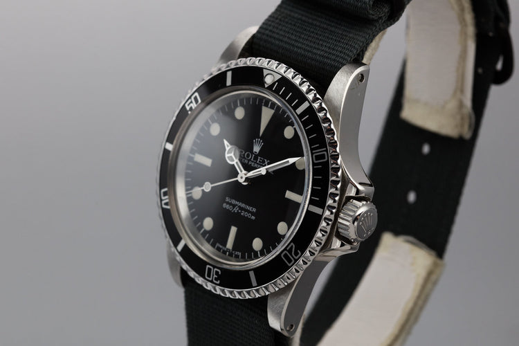 1979 Rolex Submariner 5513 with MK III Maxi Dial