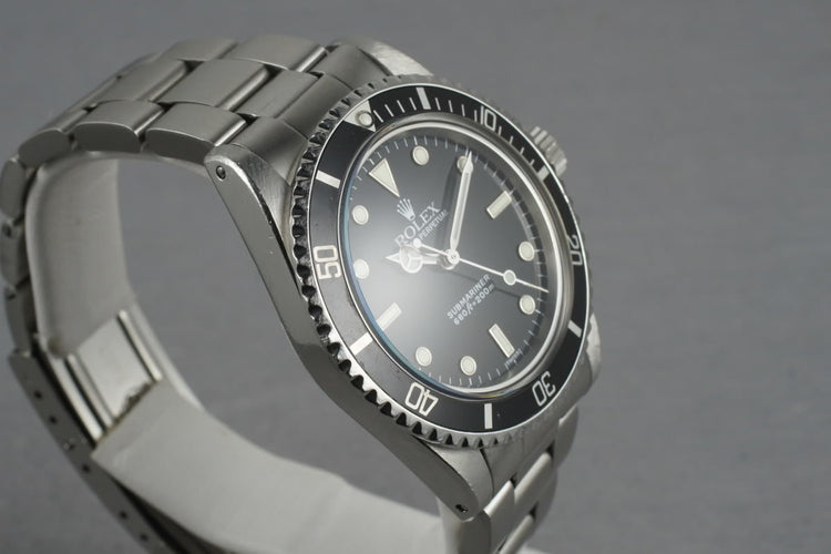 Rolex Submariner 5513 with WG surrounds