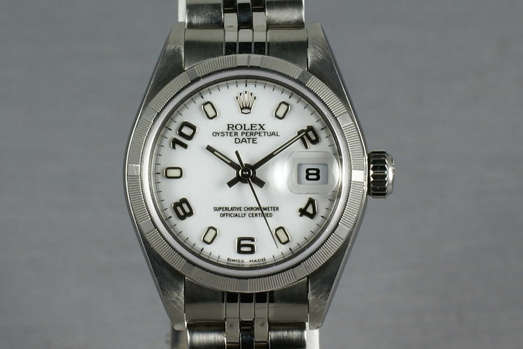 Rolex Ladies Date Dial Ref: 79190 White Dial