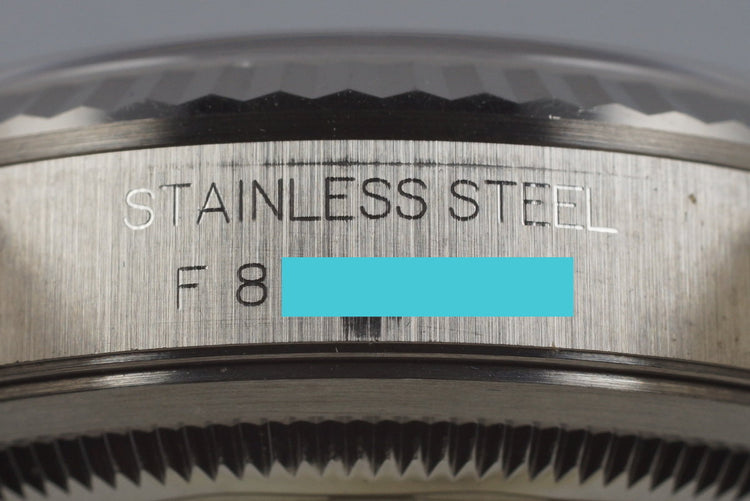 2004 Rolex DateJust 16234 Silver Roman Dial with Box and Papers