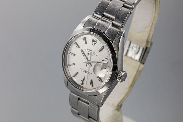 1970 Rolex Date 1500 Silver Mosaic Dial
