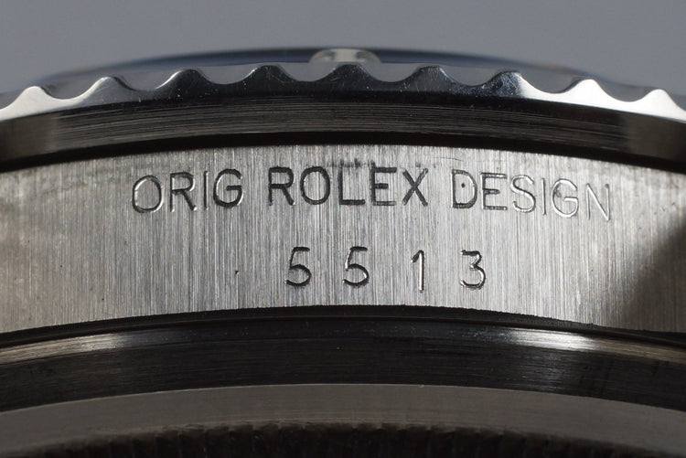 1983 Rolex Submariner 5513 Mark V Maxi Dial