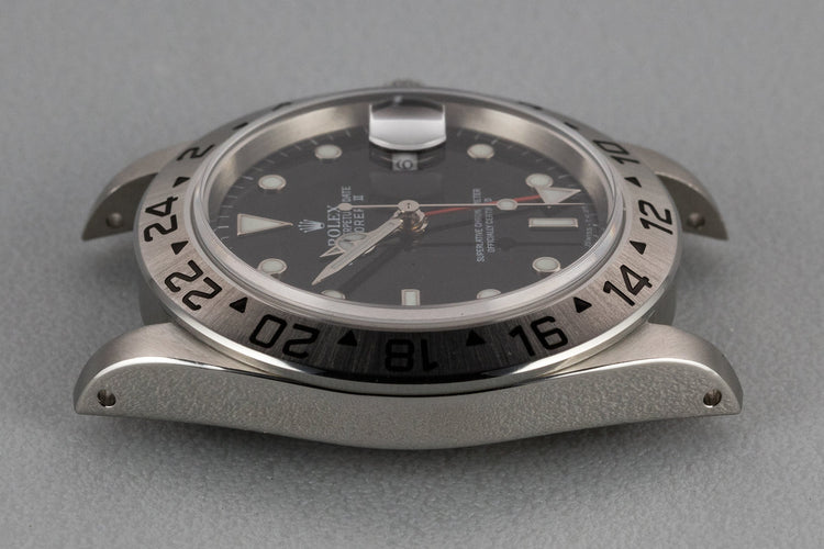 1997 Rolex Explorer II 16570 Black Dial