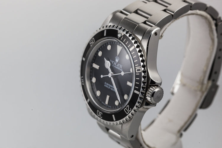 1989 Rolex Submariner 5513 with Box and Papers