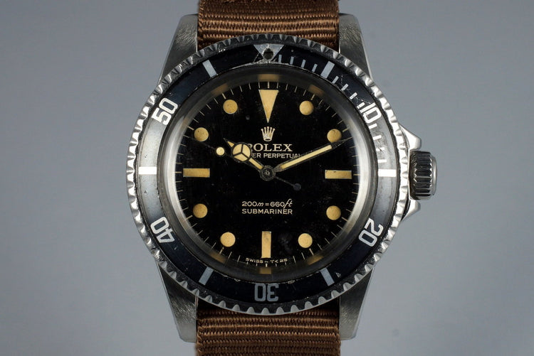 1964 Rolex Submariner 5513 Glossy Gilt Dial