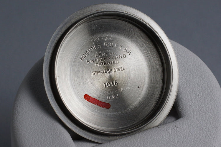 1962 Rolex Explorer 1 1016 Tropical Glossy Gilt Chapter Ring Dial