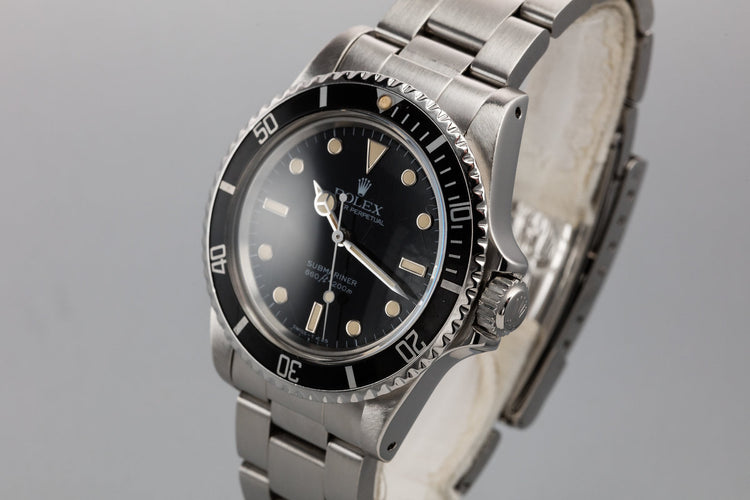 1985 Rolex Submariner 5513 "Spider" Dial with Service Papers