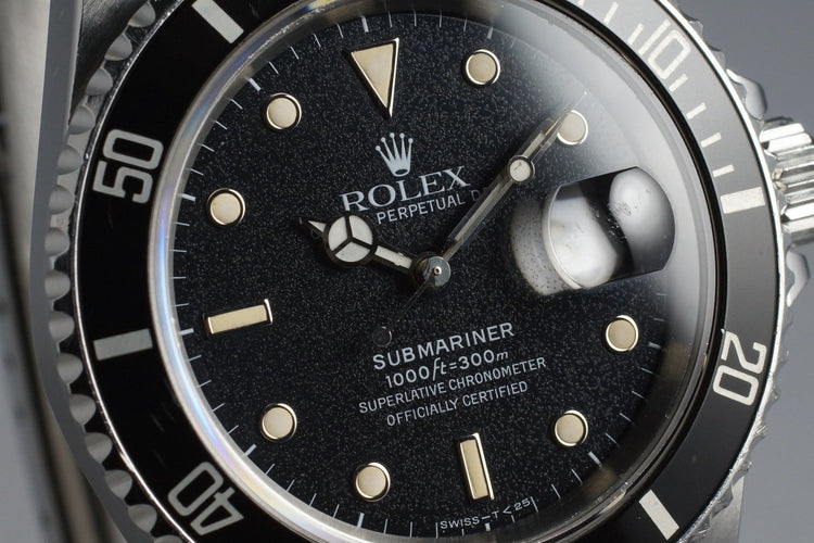 1989 Rolex Submariner 16610