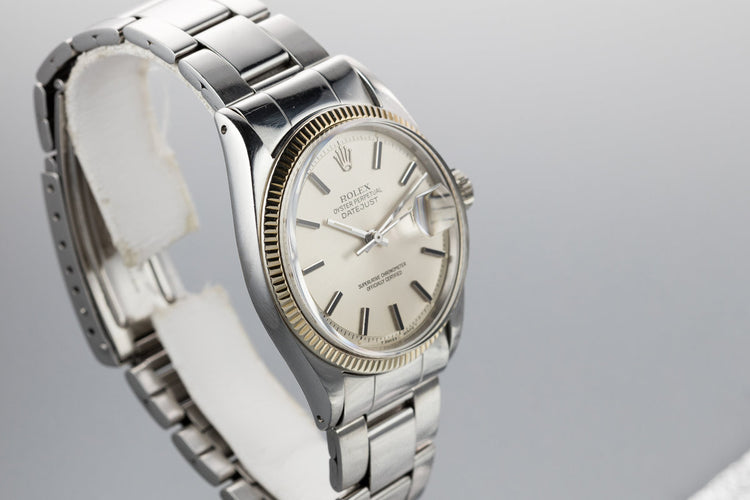1961 Rolex DateJust 1601 Silver Dial