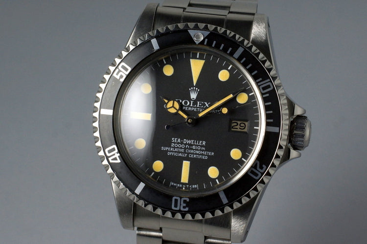 1981 Rolex Sea Dweller 1665 Mark I Dial