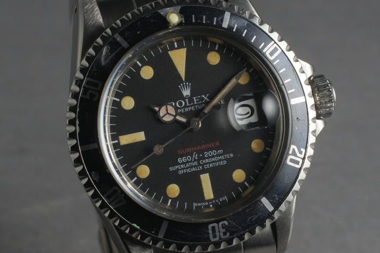1972 Rolex Red Submariner 1680 Mark V