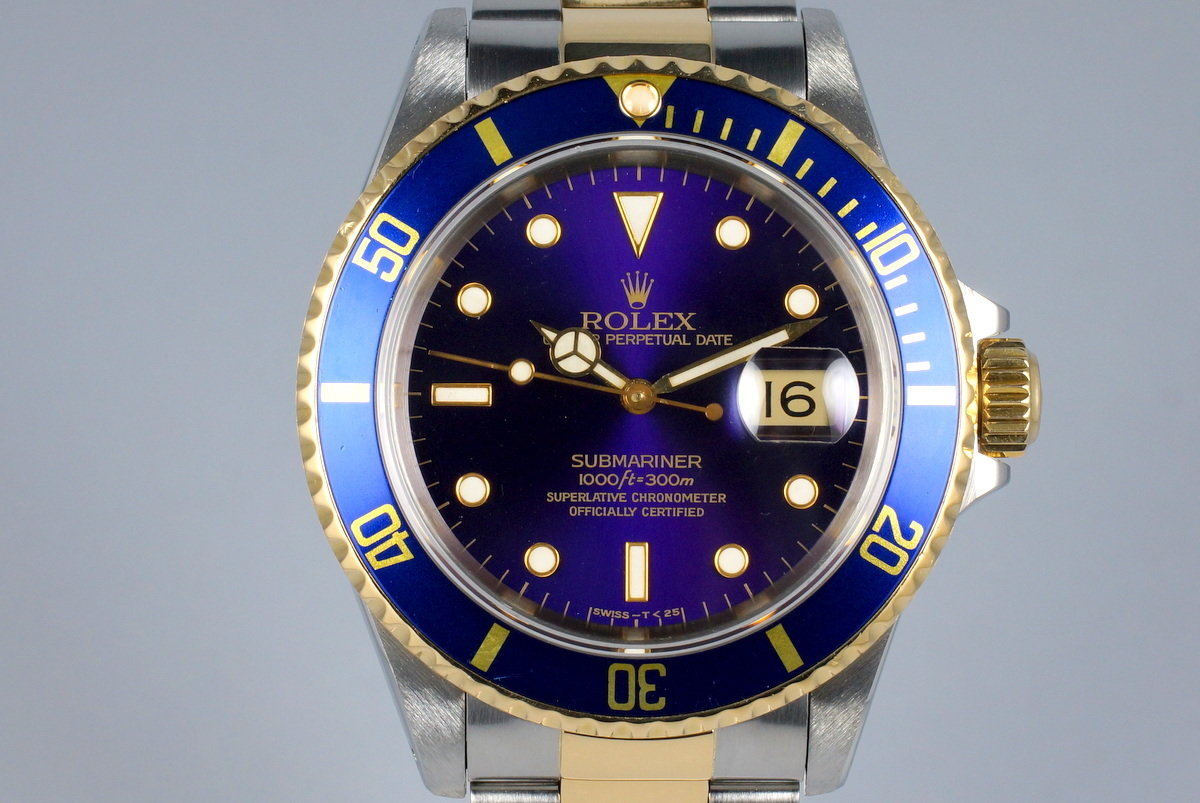 1999 rolex submariner two clearance tone